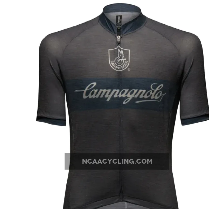 Campagnolo PALLADIO Wool Cycling Jersey Short Sleeve Grey / Campagnolo Cycling Jersey