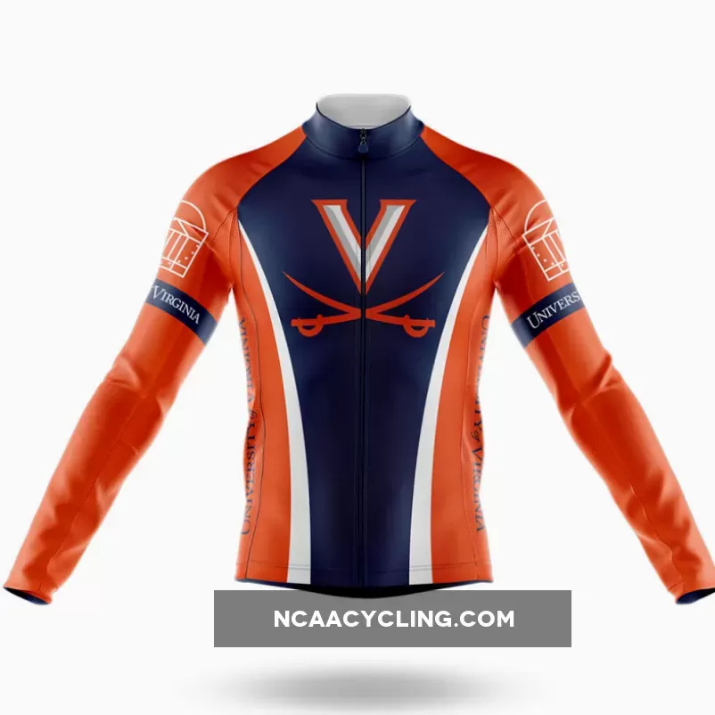 University of Virginia Long Sleeve Cycling Jersey Only