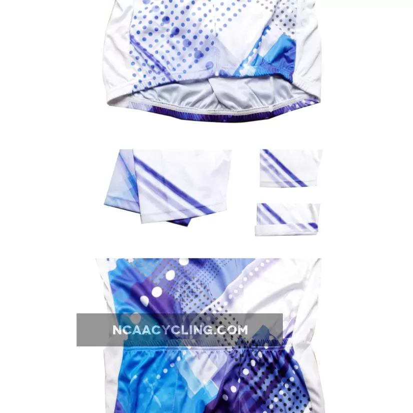 Men's Blue Long/short-sleeve Cycling Jersey with Patterns for Outdoor Sportswear Leisure Breathable Bike Shirt Bicycle Clothing NO.199