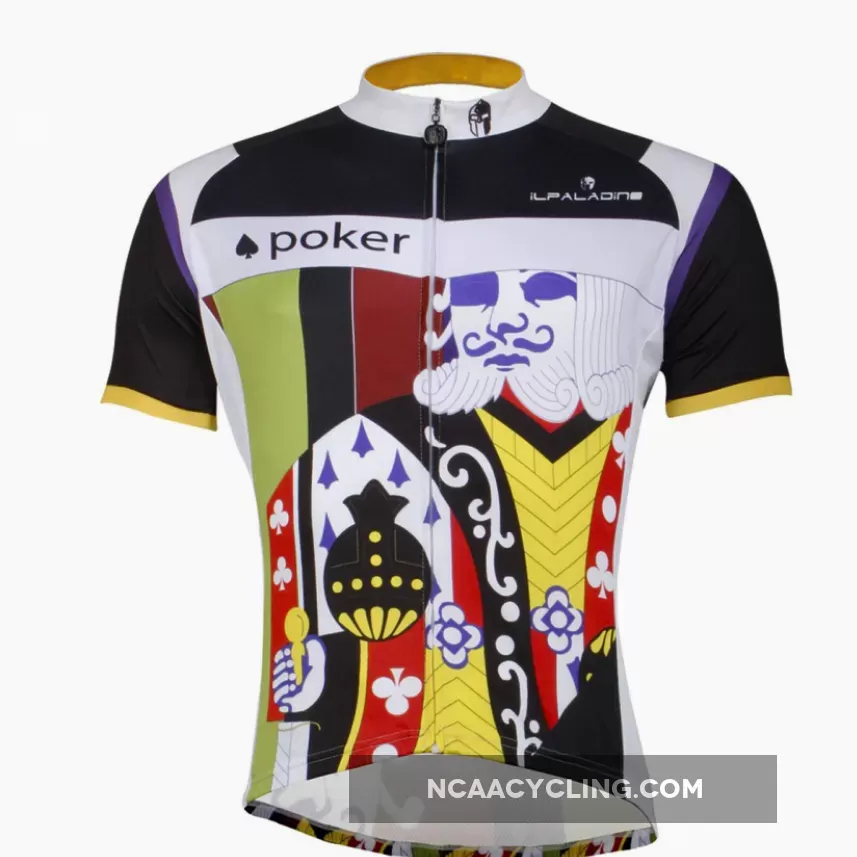 Poker King Playing Card Fashion Men's Long-sleeve Cycling Jersey Summer NO. 759