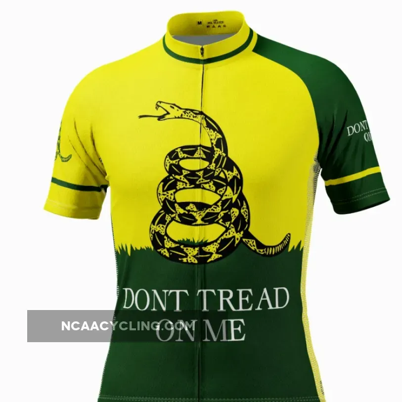 Men's Gadsden Flag Join or Die Historic Short Sleeve Cycling Jersey Dont Tread On Me Cycling Jersey
