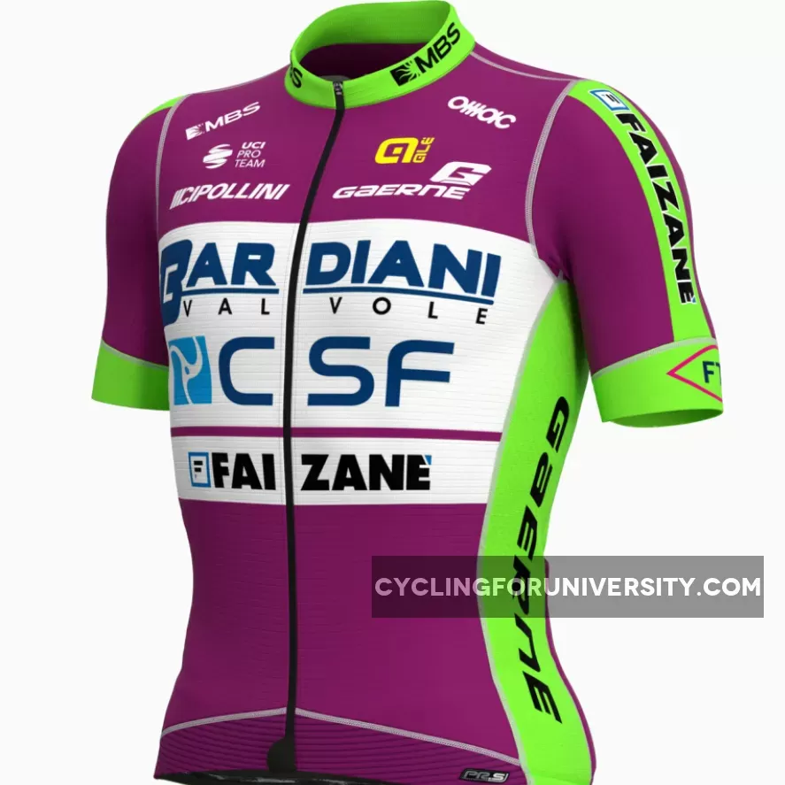 2021 Bardiani CSF PRS Full Zipper Jersey, Online BAR21J2