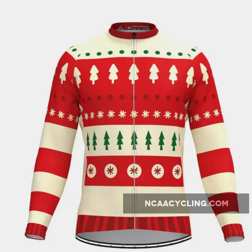 Ugly Christmas Sweater Long Sleeve Cycling Jersey V3 Outlet