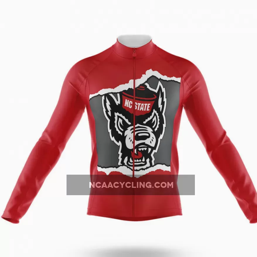 North Carolina State University Long Sleeve Cycling Jersey Only