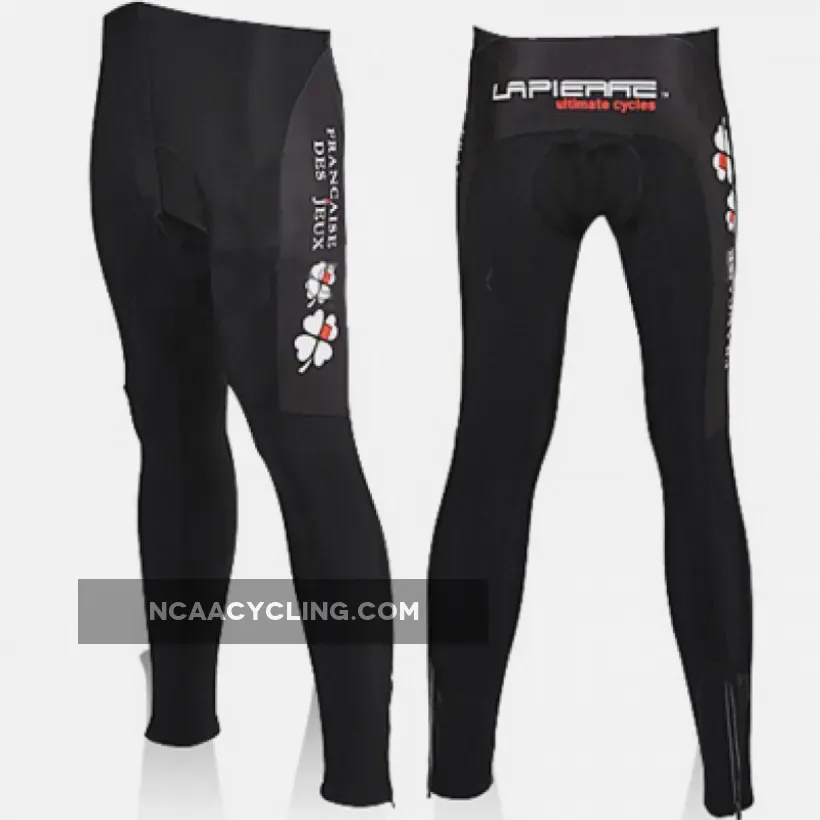 2010 Fdj Lapierre Ultimate Cycles Black Winter Pants