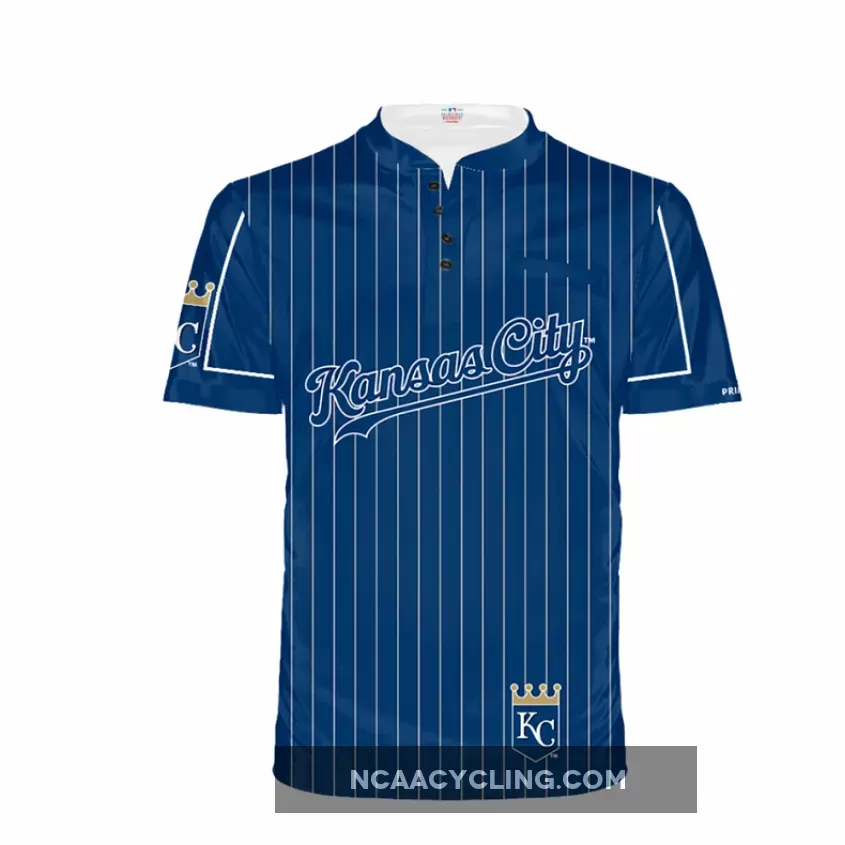 Kansas City Royals Men's Henley Brand New KAN1H20M