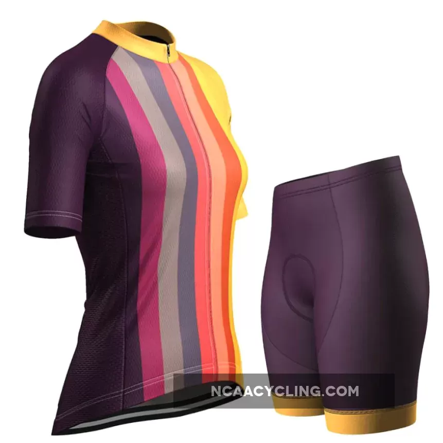 Women's Sunburnt Rainbow Pro-Band Cycling Kit Online