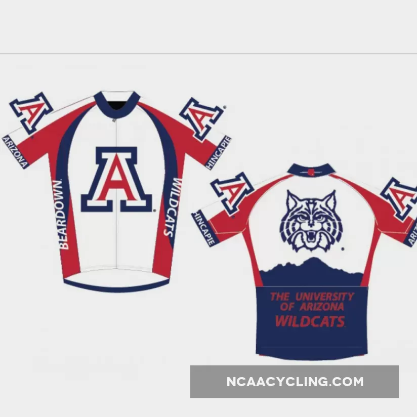 NCAA U of A, UA University of Arizona Wildcats Cycling Jerseys