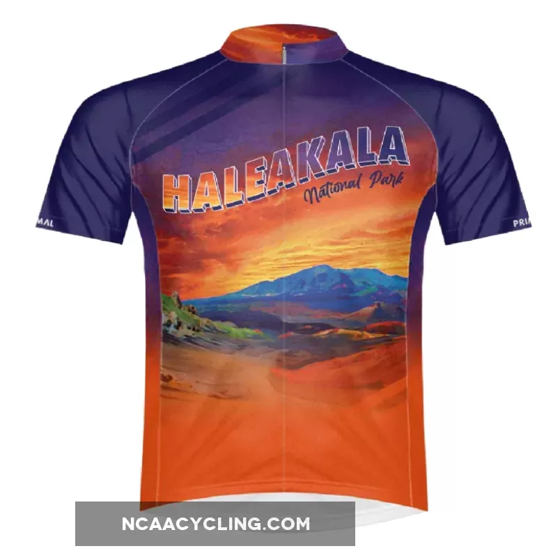 Primal Wear 2021 Haleakala National Park Full Zip Sport Cycling Jersey, National Park Bike Jersey
