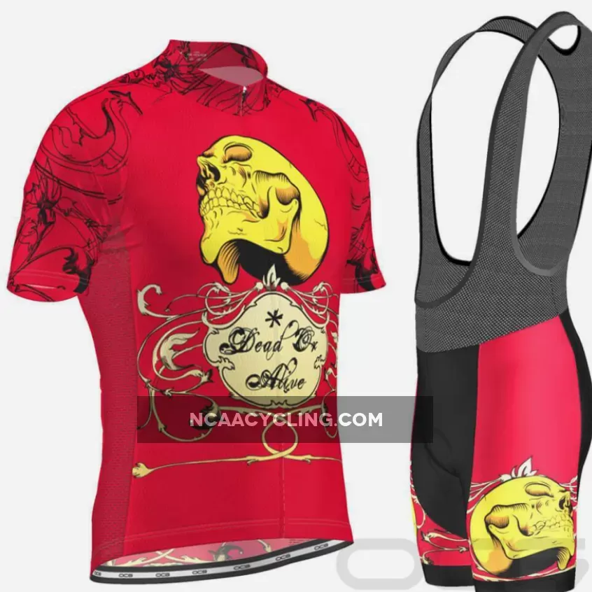 Men's Dead Or Alive Skull Short Sleeve Cycling Kit For Sale