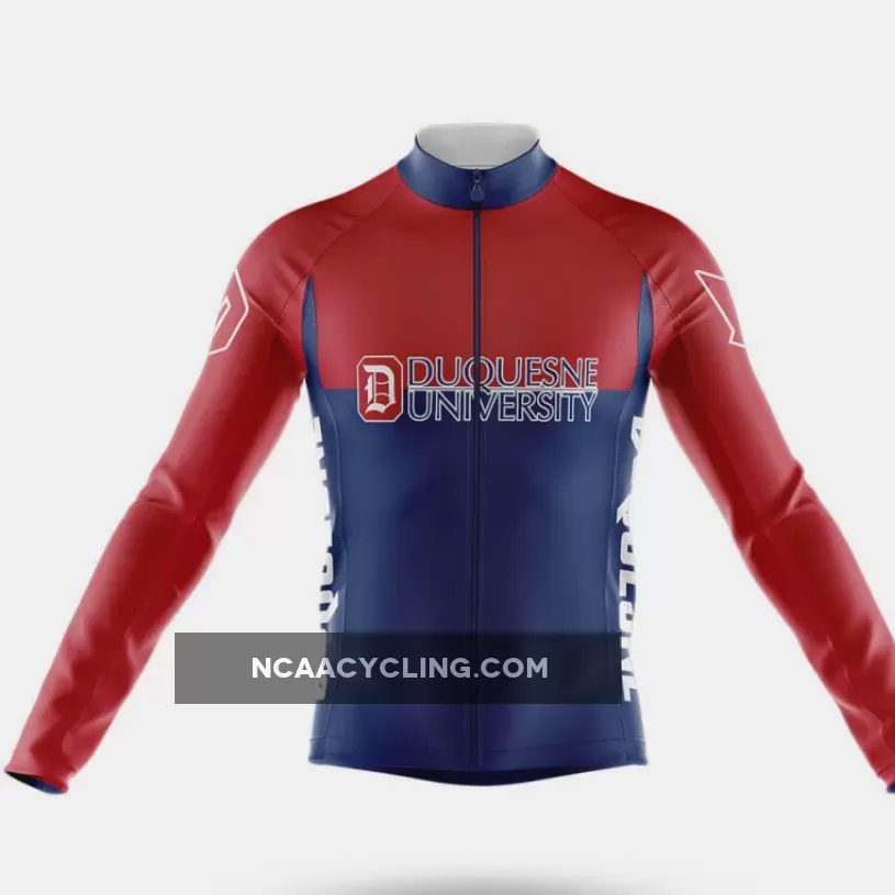 Duquesne University V2 Long Sleeve Cycling Jersey Only