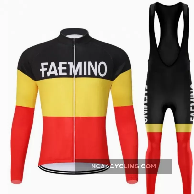 Belgium Faemino Vintage Winter Cycling Set Outlet