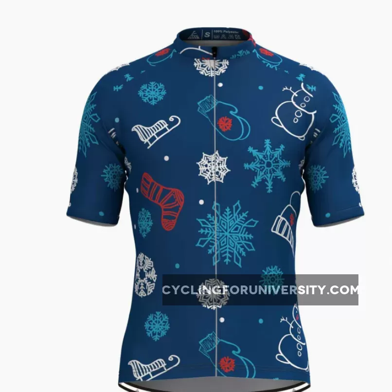 Christmas Snowflake Socks Cycling Jersey Outlet