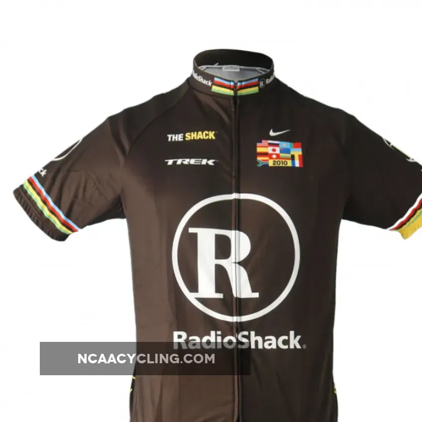 Radio Shack Black 28 Short Sleeve Jersey Champion Edition
