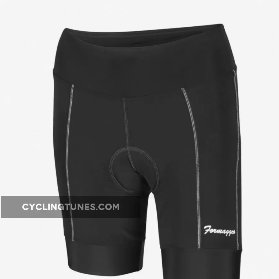 Formaggio Women's 10 Panel Pro Style Padded Lycra Cycling Short