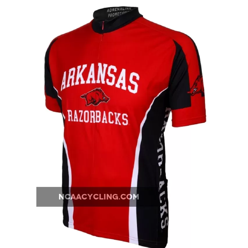Adrenaline Promo University of Arkansas 3/4 zip Men's Cycling Jersey