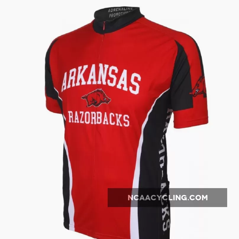Adrenaline Promo University of Arkansas 3/4 zip Men's Cycling Jersey
