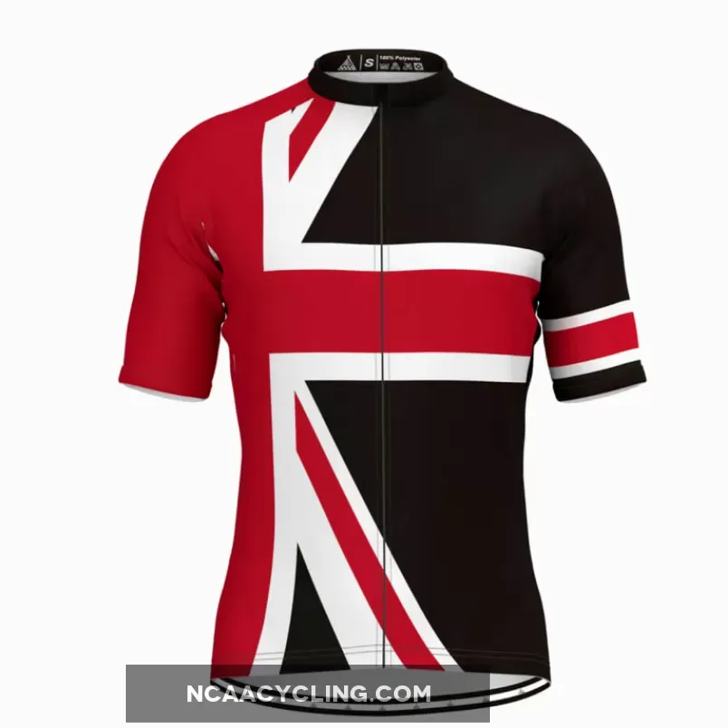 United Kingdom Flag Men's Cycling Jersey Black To Buy