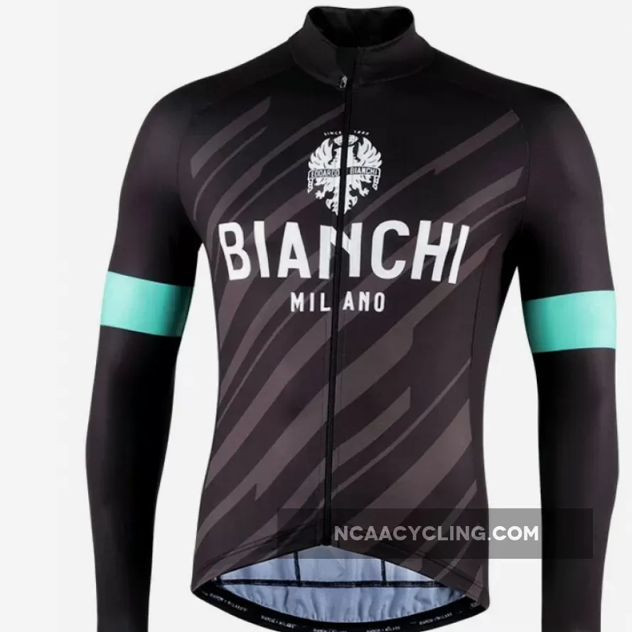 Bianchi Milano Bianzone Black Long Sleeve Jersey,