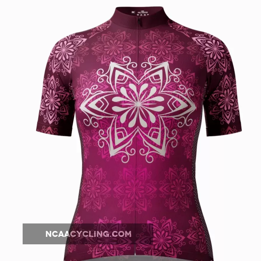 Women's Bold Mandala Short Sleeve Cycling Jersey Outlet