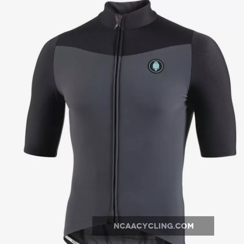 Bianchi Milano Murata Thermal Black Gray Jersey,
