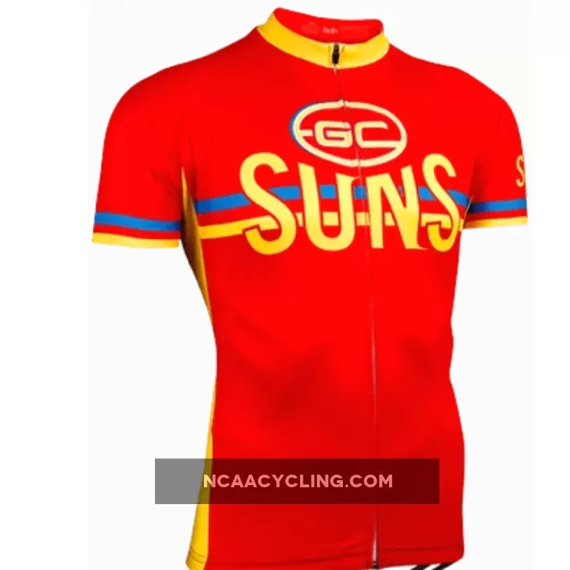 AFL Gold Coast Suns Short Sleeve Cycling Jerseys Z-2276576