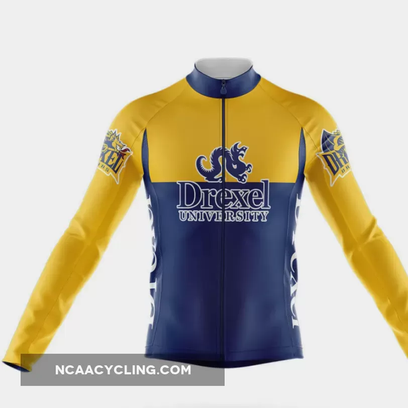 Drexel University V2 Long Sleeve Cycling Jersey Only | drexel gear