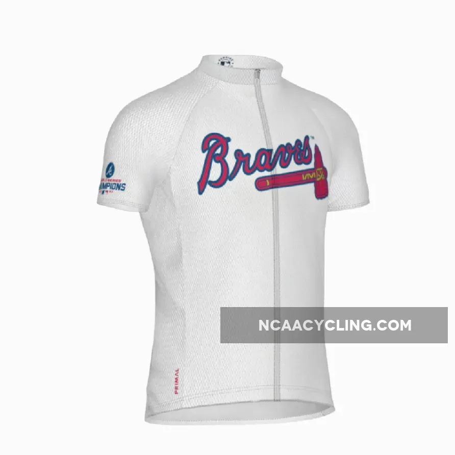 Primal Wear Atlanta Brave World Champion Limited Edition Cycling Jersey White Braves World Champion Jersey