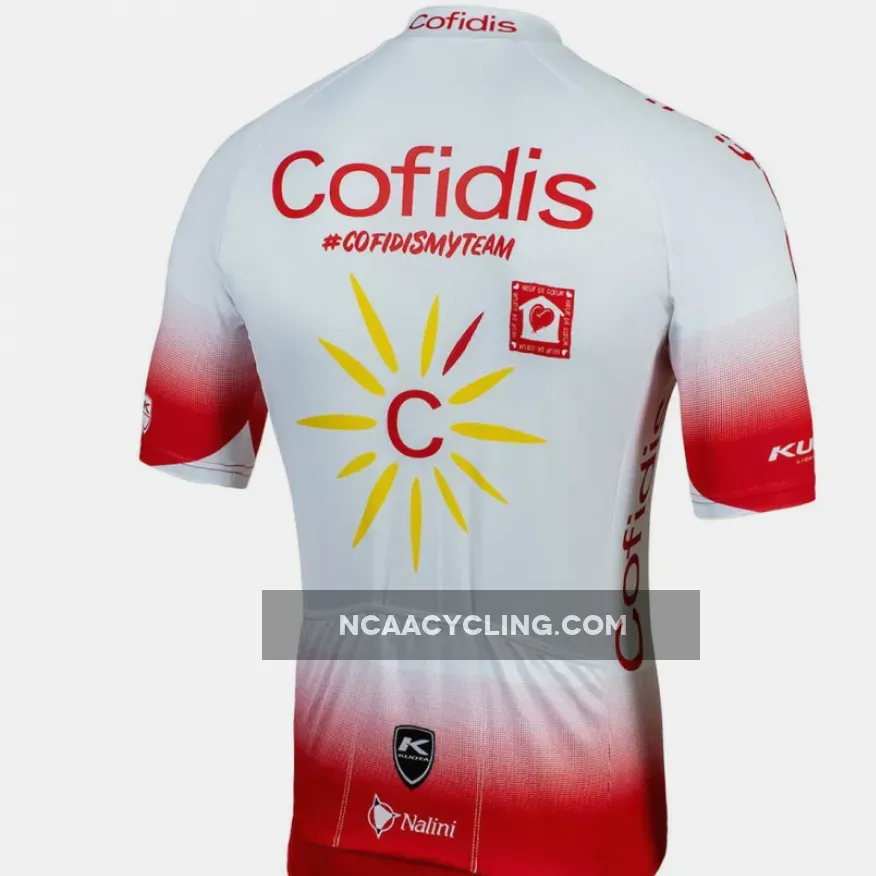 2019 Team Cofidis Short Sleeve cycling Jersey bike clothing Cycle apparel Shirt