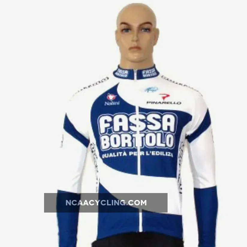 Fassa Bortolo 2005 Radsport - Winter Fleece Long Sleeve Jersey Jacket