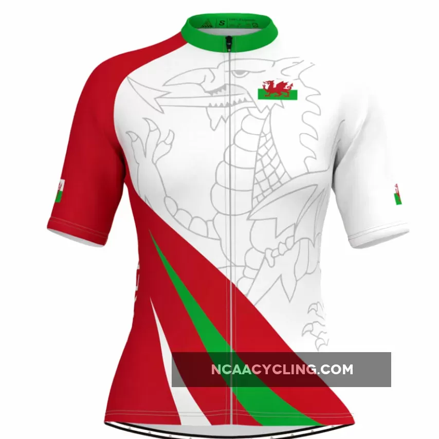 Wales Flag Women's Cycling Jersey V3 Restock
