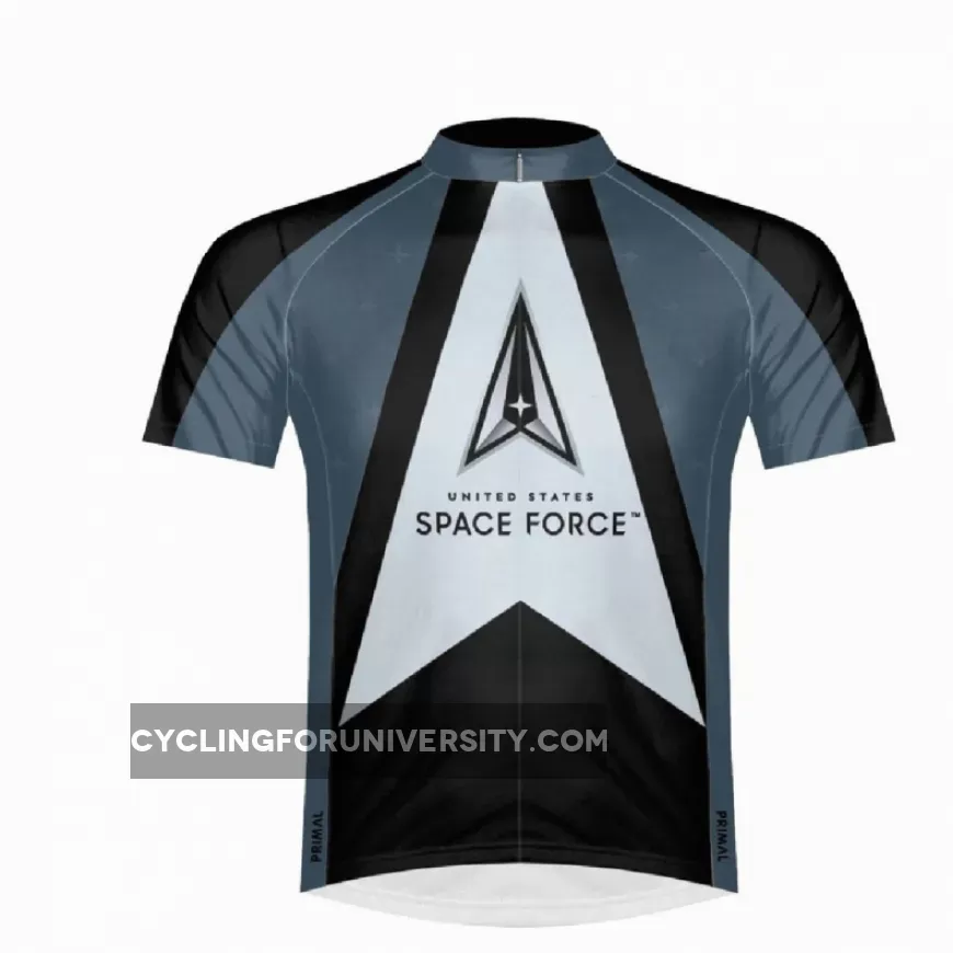 Primal Wear US Space Force Men's Full zip Cycling Jersey
