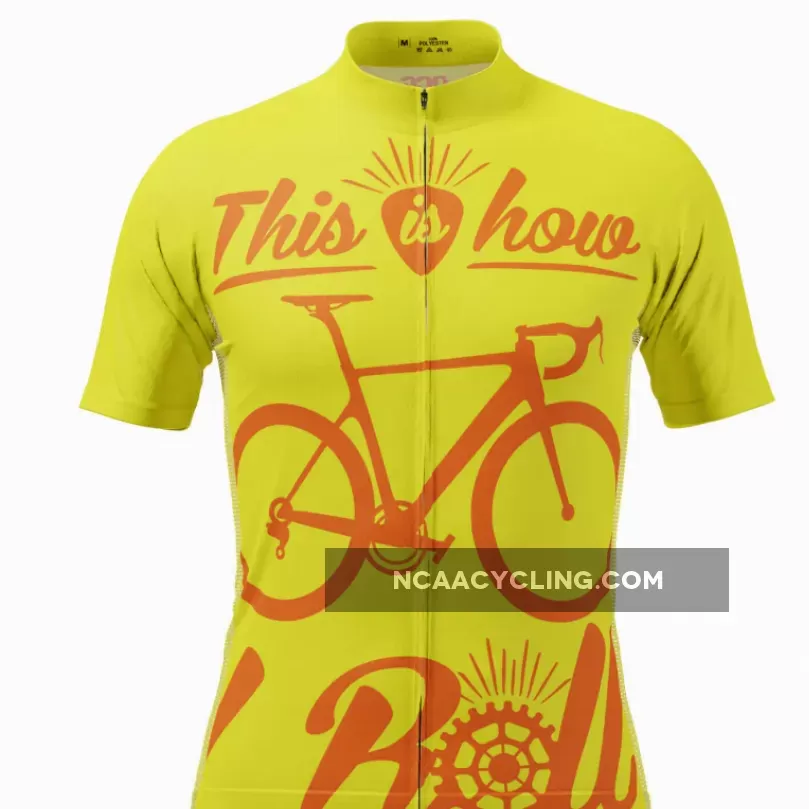 Men's This is How I Roll Short Sleeve Cycling Jersey