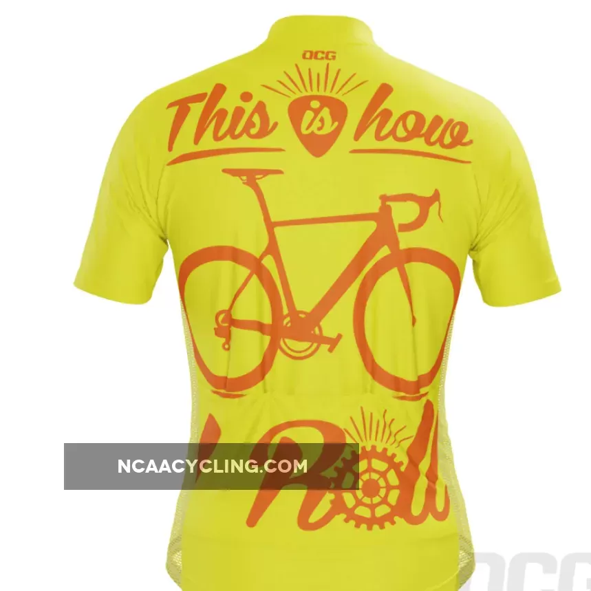 Men's This is How I Roll Short Sleeve Cycling Jersey