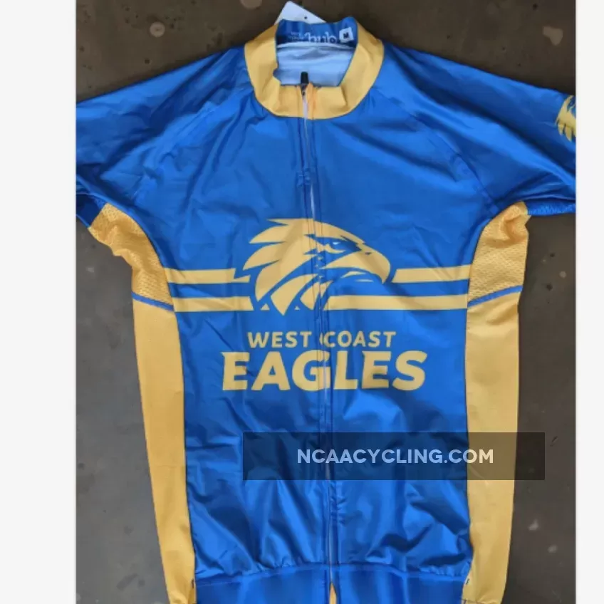 AFL West Coast Eagles Bike Clothing Short Sleeve Cycling Jerseys