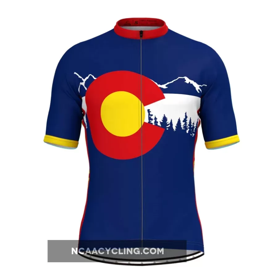 Colorado State Flag Adventure Men's Cycling Jersey