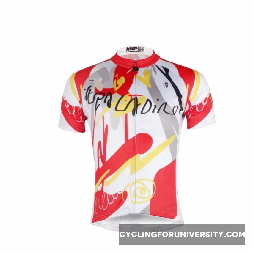 Abstract Graffiti Jersey Men's Short-Sleeve Bicycling Shirts Summer NO.680
