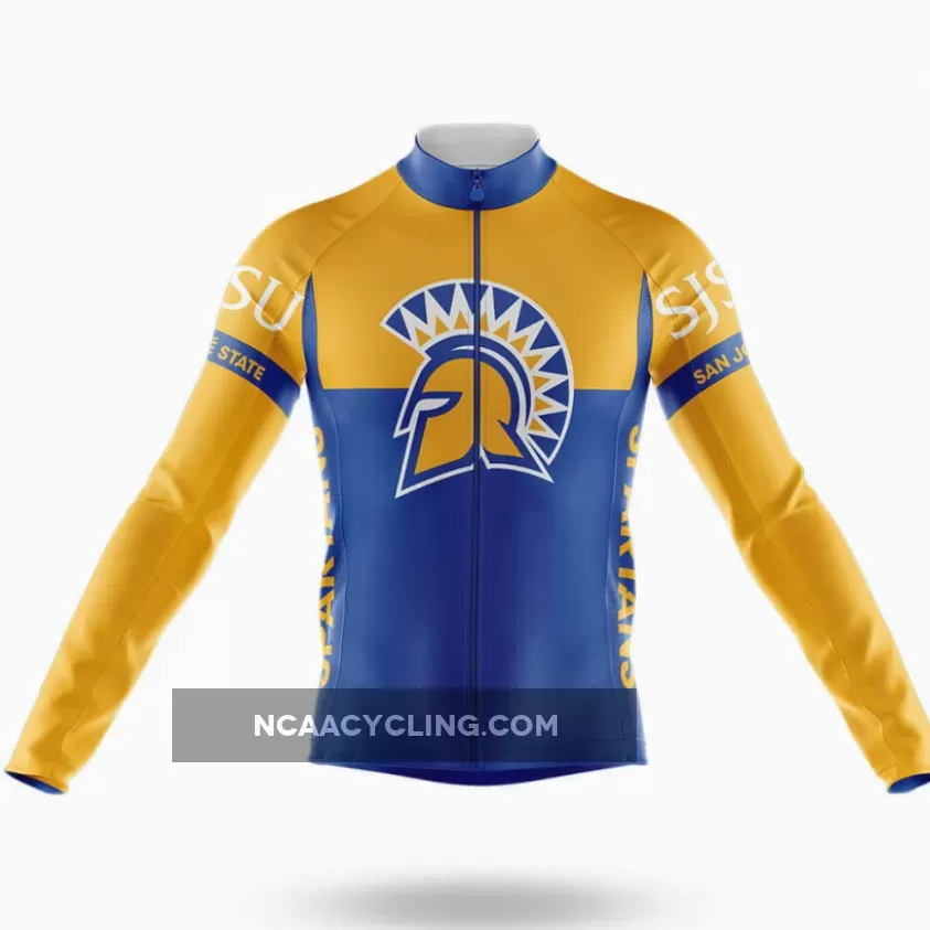 San José State University V2 Long Sleeve Cycling Jersey Only