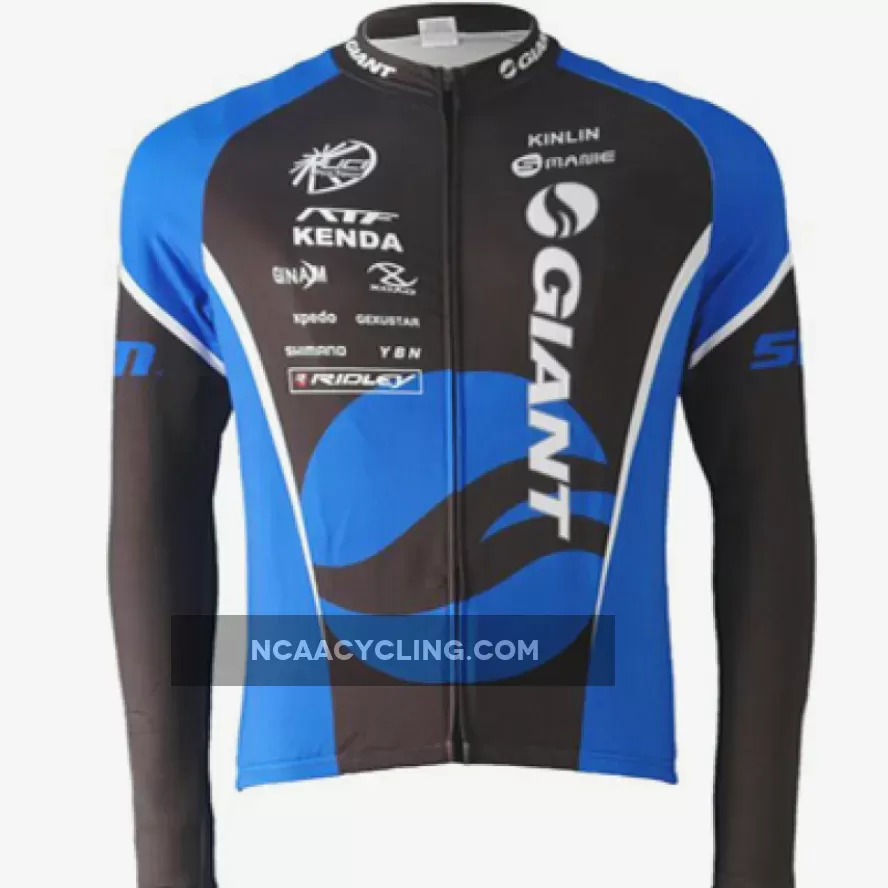2010 Team Giant Cycling Winter Jacket In Blue New Releases