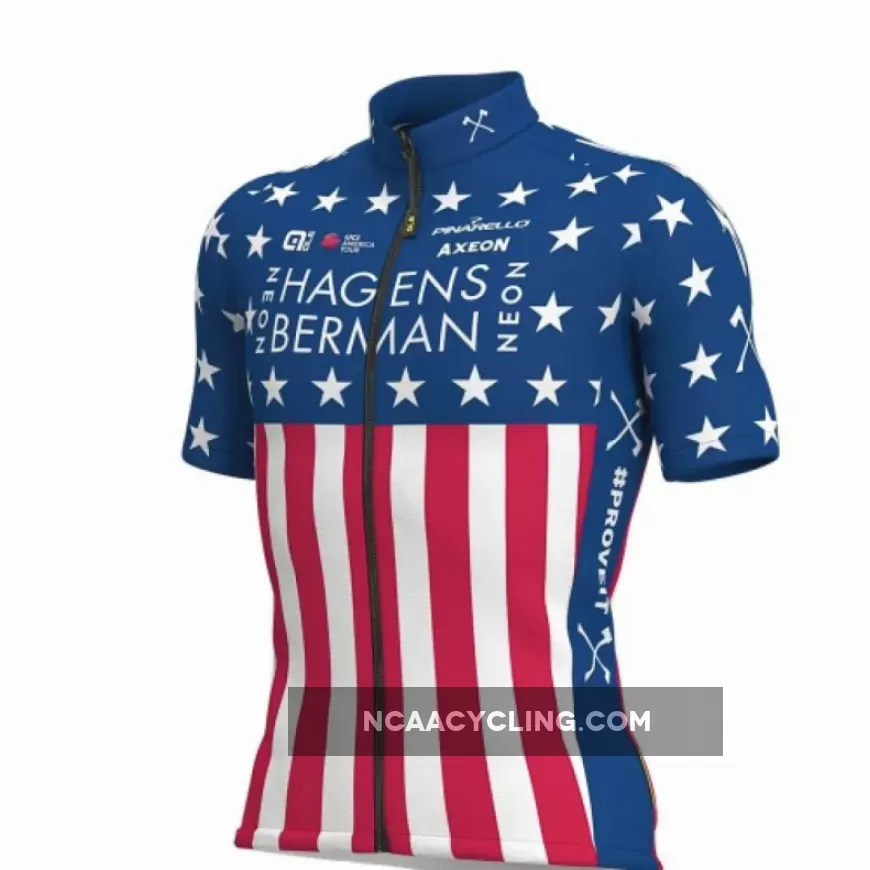 2019 HAGENS BERMAN AXEON american champ Short Sleeve cycling Jersey bike clothing Cycle apparel Shirt