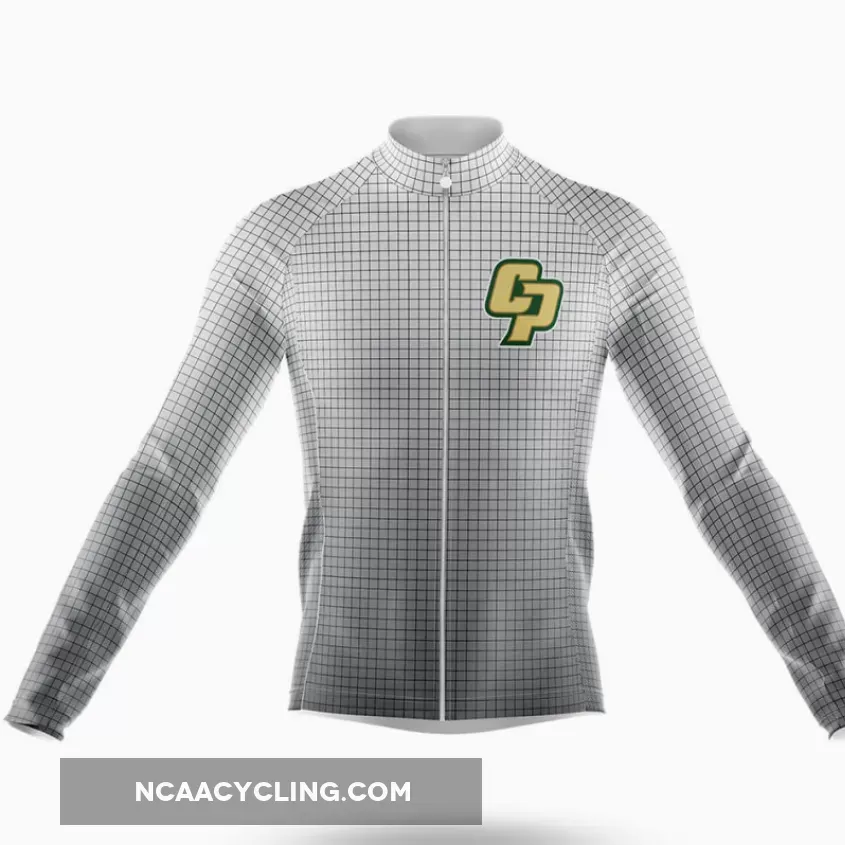 Retro California Polytechnic State University Long Sleeve Cycling Jersey Only