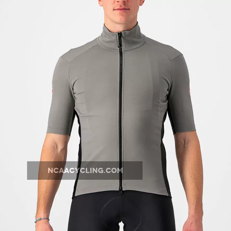 Castelli Perfetto RoS 2 Wind Jersey - Light Grey For Sale