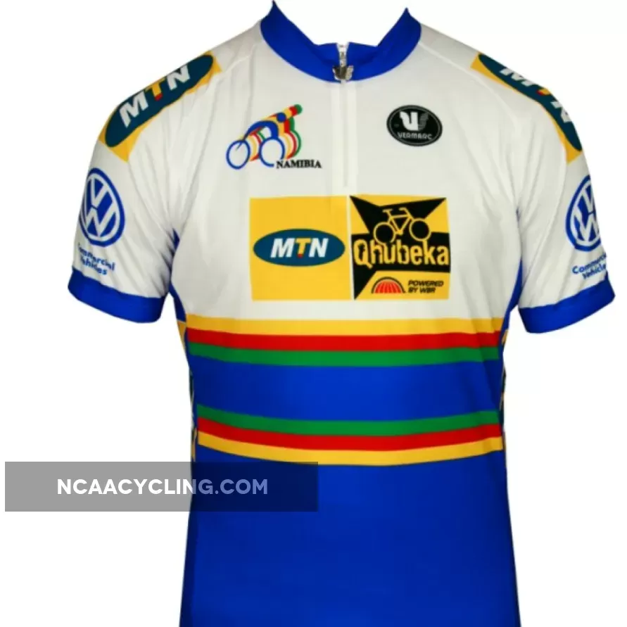 MTN QHUBEKA Namibischer Meister 2011-12 Vermarc Radsport-Profi-Team - Short Sleeve Jersey