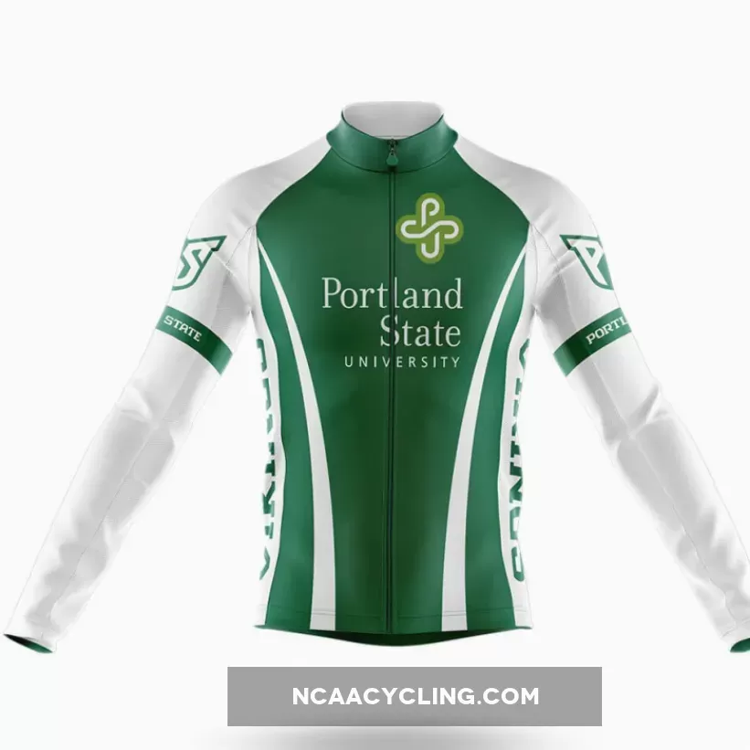 Portland State University Long Sleeve Cycling Jersey Only