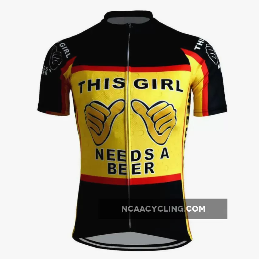 This Girl Needs A Beer Women's Cycling Jersey Outlet