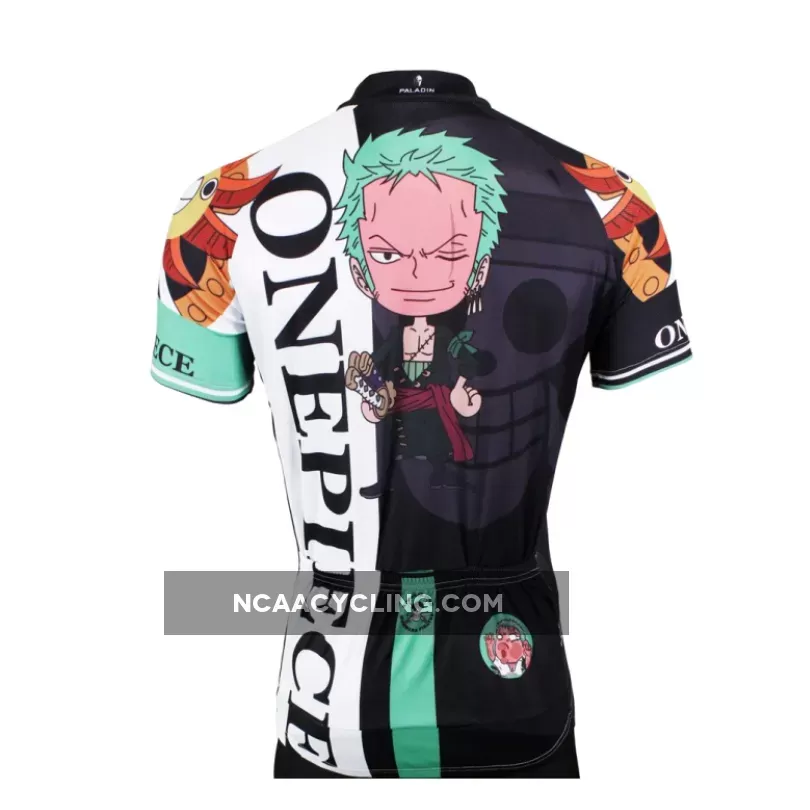 ONE PIECE Series Pirates Roronoa Zoro Swordsman Men's Cycling Jersey Team Leisure Jacket T-shirt Summer Spring Autumn Clothes Sportswear Anime Animation Manga NO.405
