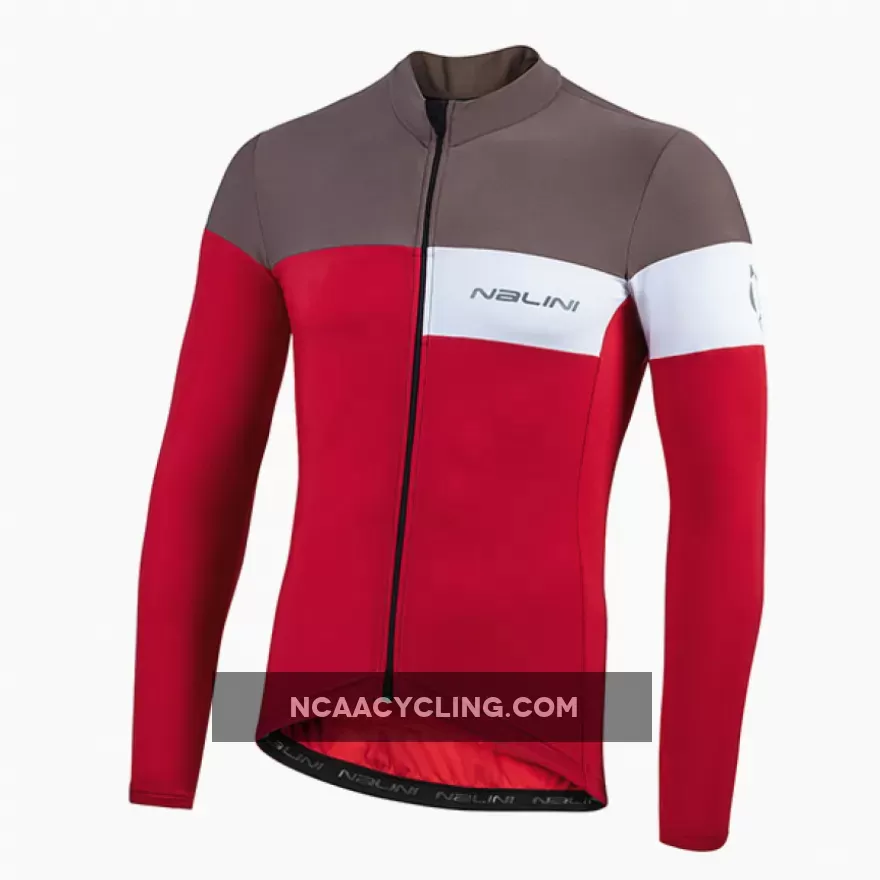 Nalini Pro Corsa B0W Red Long Sleeve Jersey,