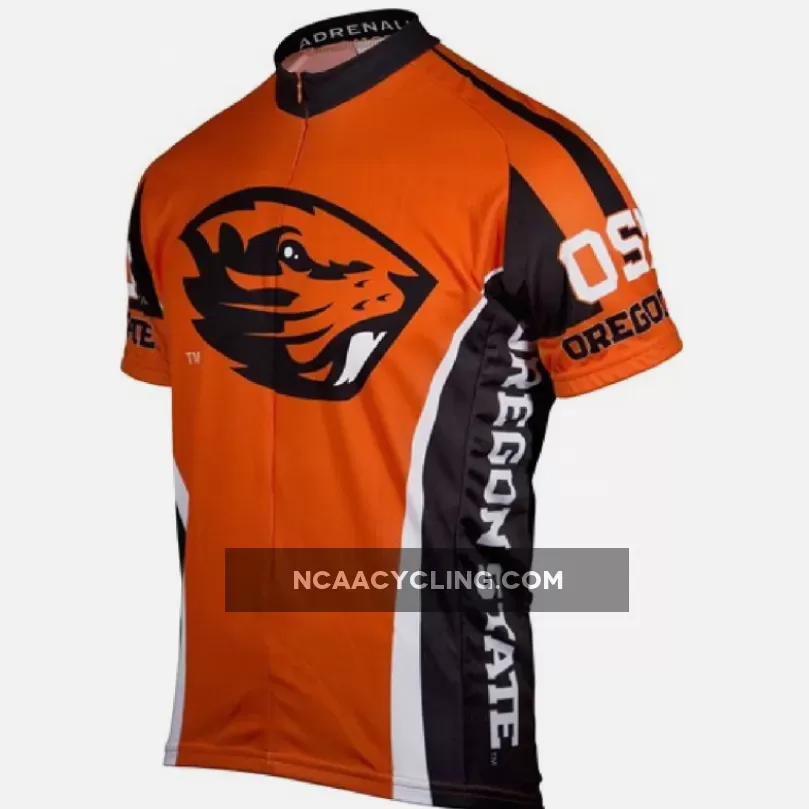 Adrenaline Promo Oregon State University 3/4 zip Men's Cycling Jersey Oregon Cycling Jersey