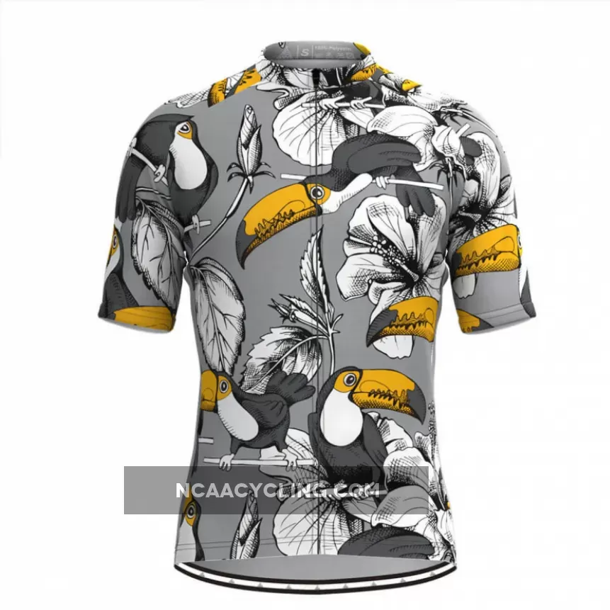 Men's Toucans Tropical Print Hawaiian Cycling Jersey To Buy