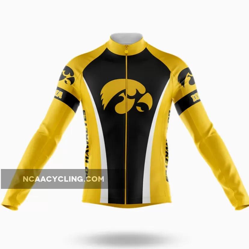 University Of Iowa Long Sleeve Cycling Jersey Only Restock